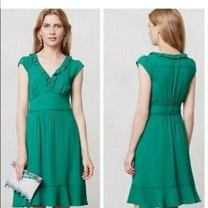 Maeve size 12 green dress